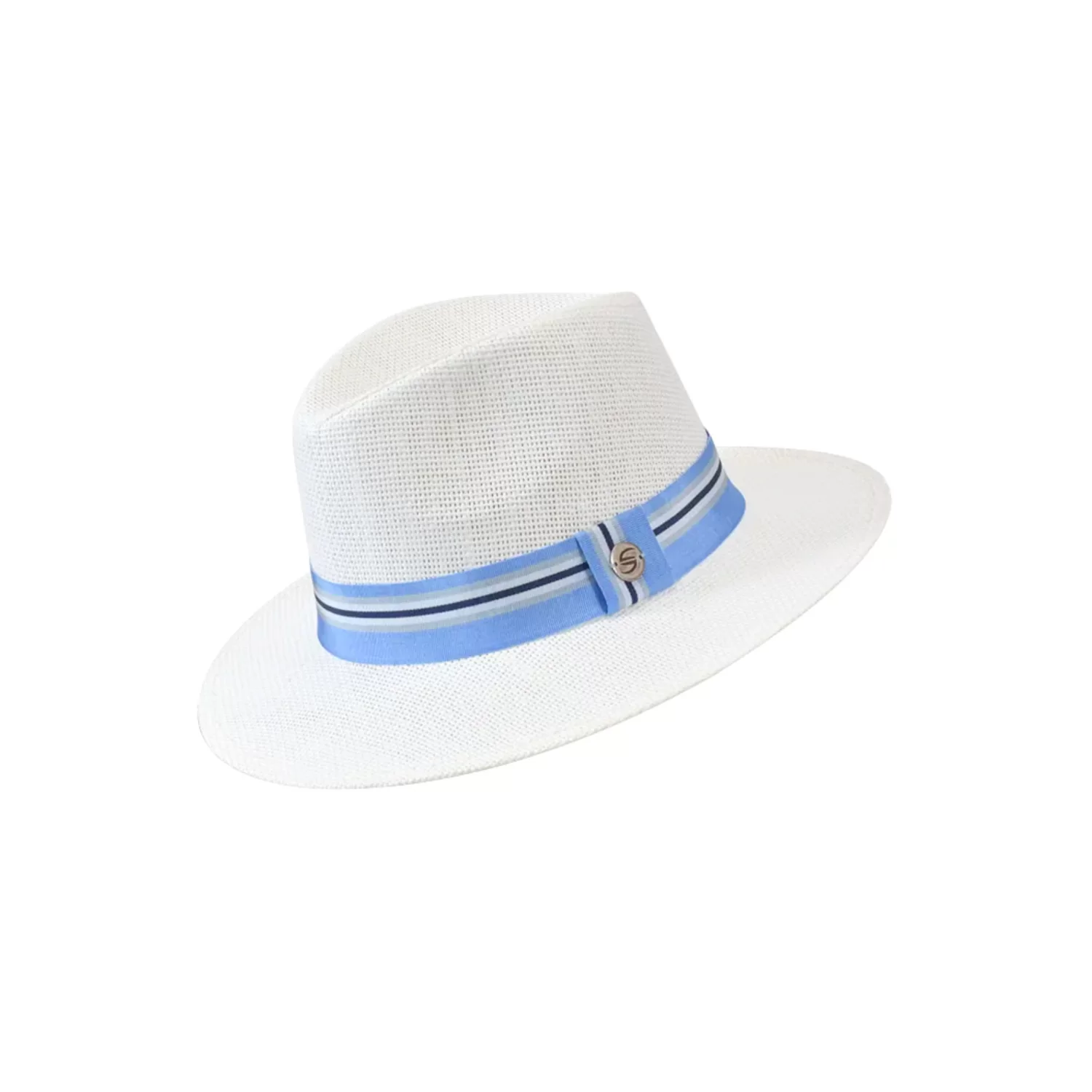 Fedora Hat With Blue Ribbon Stamion 6442 - 6442